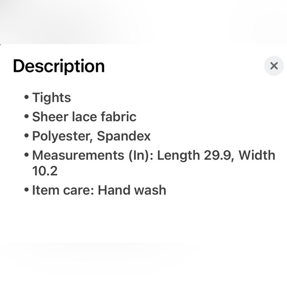 Edikted Black Floral Lace Tights - Picture 5 of 5